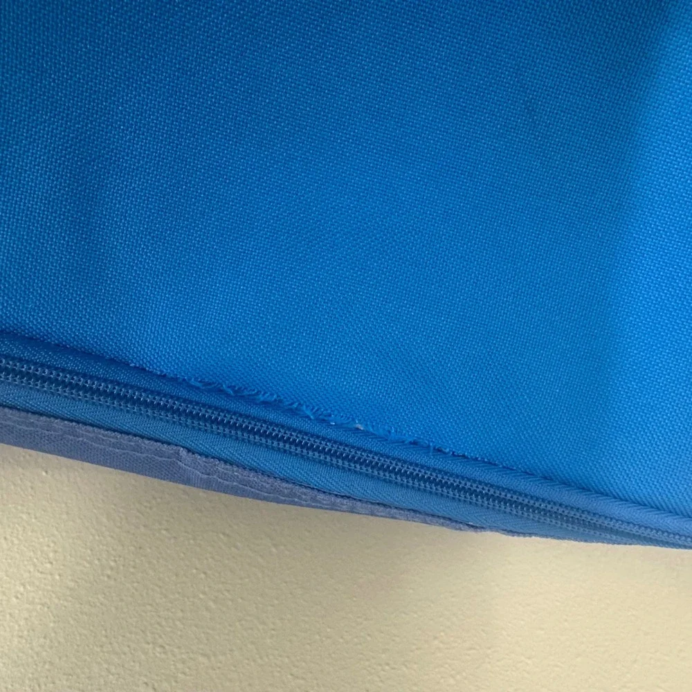 Trader‎ Joe's Insulated Tote Bag Unisex Large Blue Excellent Pasadena California